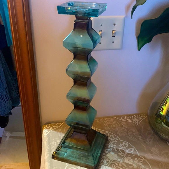 Pier 1 Accents Pier Tall Glass Candle Holders Poshmark